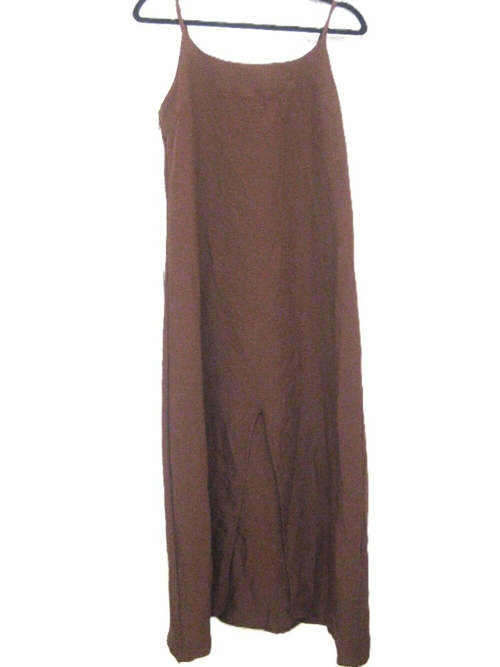 Tank Maxi Dress  Spaghetti Straps  Chocolate Brown  Size M   Never-Worn